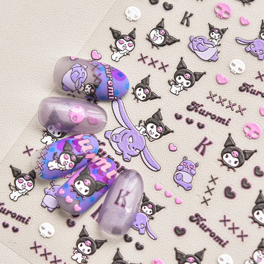 Anime Merchandise Nepal - 1PCS 5D Sanrio การ์ตูน Kuromi Melody