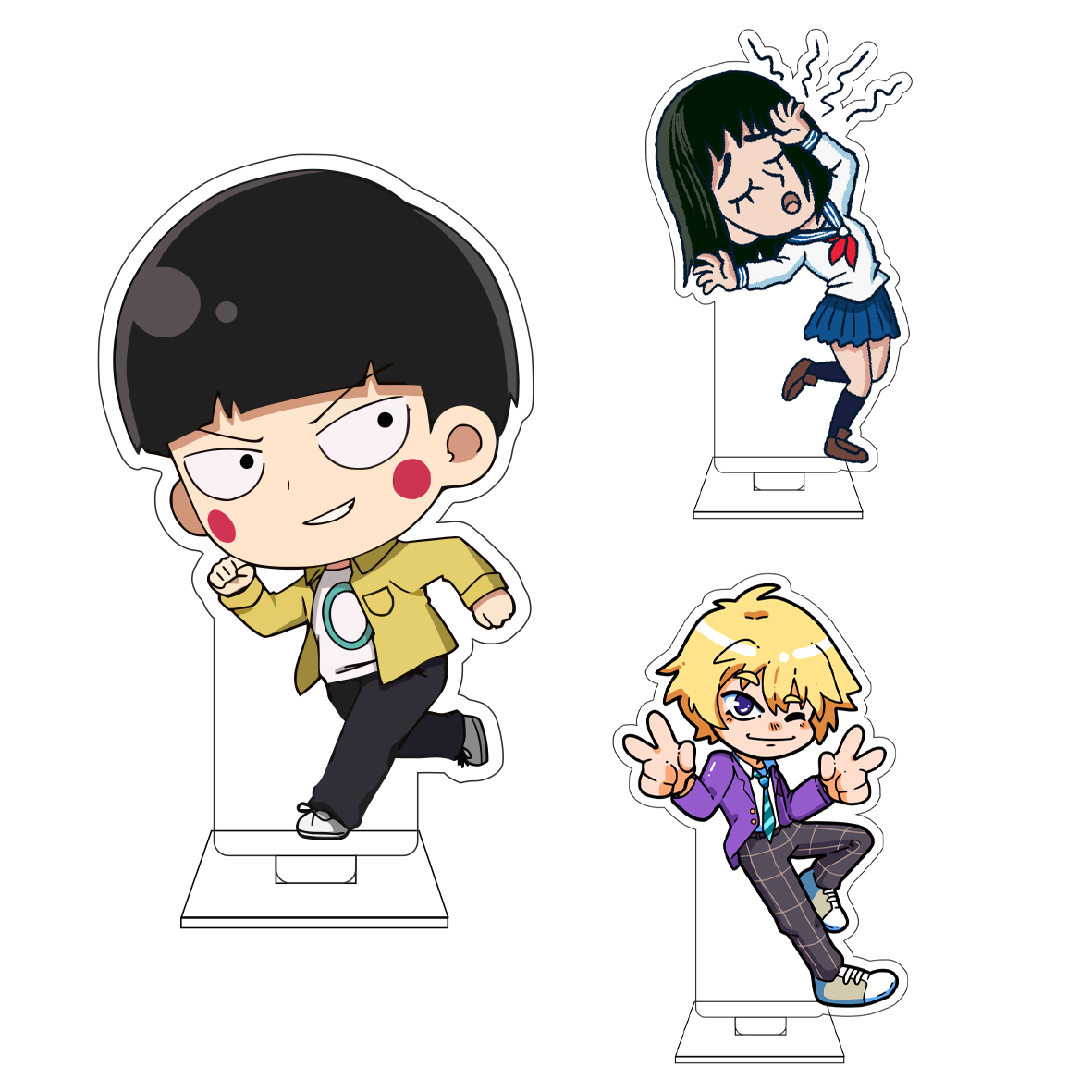 Cute Anime Merchandise - ฟิกเกอร์อะคริลิกน่ารัก 10 ซม. อนิเมะ โมบิ ไซโกะ