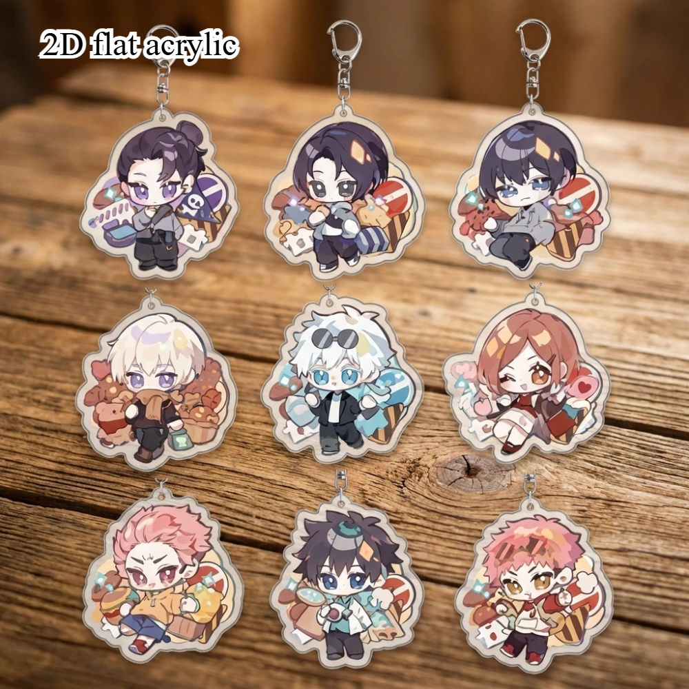 Anime Merchandise In Chinese - พวงกุญแจอะคริลิกจูจุสึไคเซ็น - สินค้าอนิเมะ ของขวัญสำหรับยูจิน อิตาโดริ และซาโตรุ