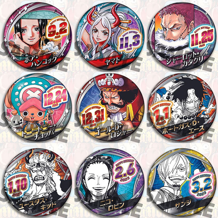 Anime Merchandise In Chinese - เข็มกลัดอนิเมะวันพีซ ปี 2023 ลายเอซ ซันจิ ซาโบ