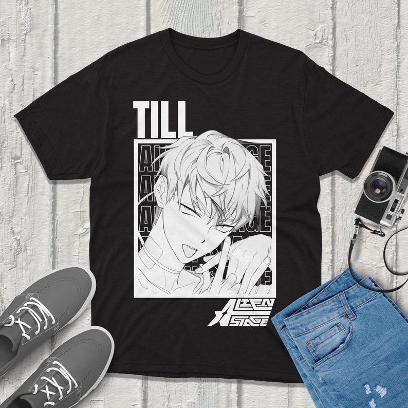 Premium Anime Merchandise - Till Alien Stage เสื้อยืด Vintage Streetwear