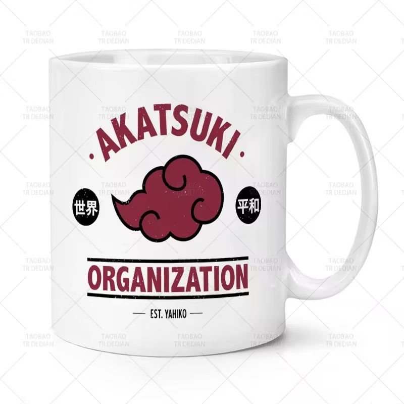 Anime Merchandise Mugs - แก้วเซรามิกลายการ์ตูนนารูโตะสุดเท่ ของสะสม ของตกแต่งโต๊ะทำงาน แก้วน้ำ ของขวัญสุดสร้างสรรค์สำหรับแฟนๆ