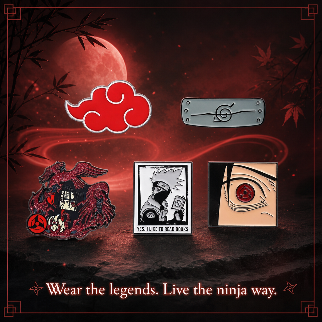 Premium Anime Merchandise - สินค้าอนิเมะนารูโตะ ชิปปูเด็น เข็มกลัดโลหะ กระเป๋าเป้ เสื้อผ้า คาคาชิ