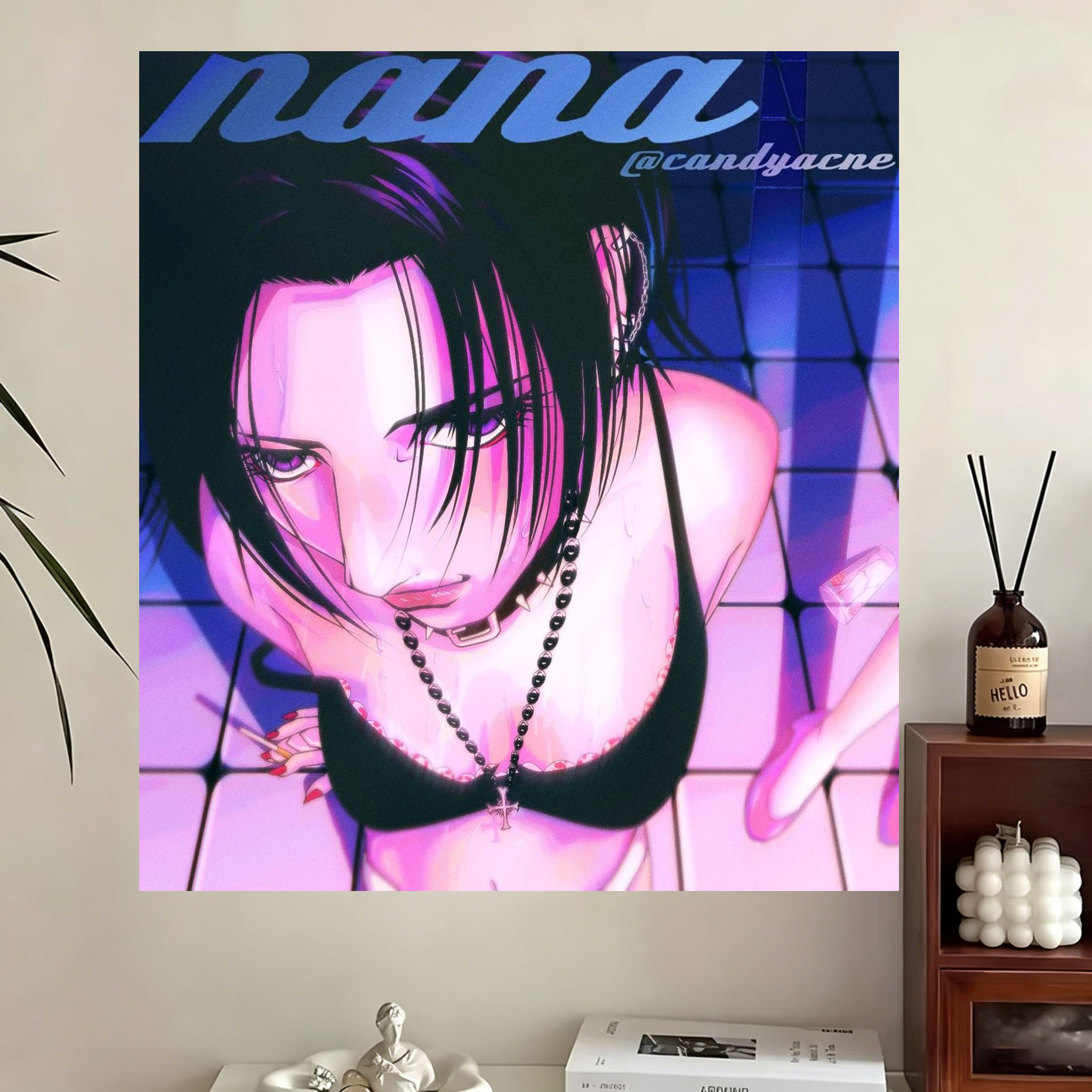 Anime Merchandise In Japanese - VIKAMA NANA โคมัตสึ นานะ พรมแขวนผนังลายการ์ตูนญี่ปุ่น สาวอนิเมะ