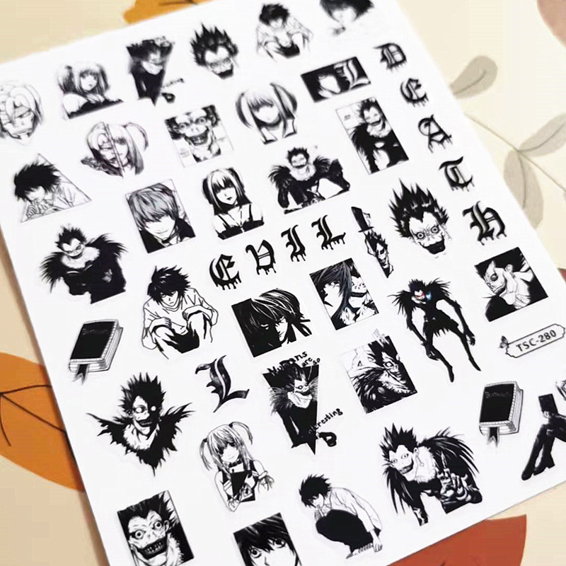 Anime Merchandise Nepal - ใหม่ล่าสุดการออกแบบอะนิเมะญี่ปุ่น 3D กลับกาวตกแต่ง Sliders DIY สติกเกอร์เล็บ