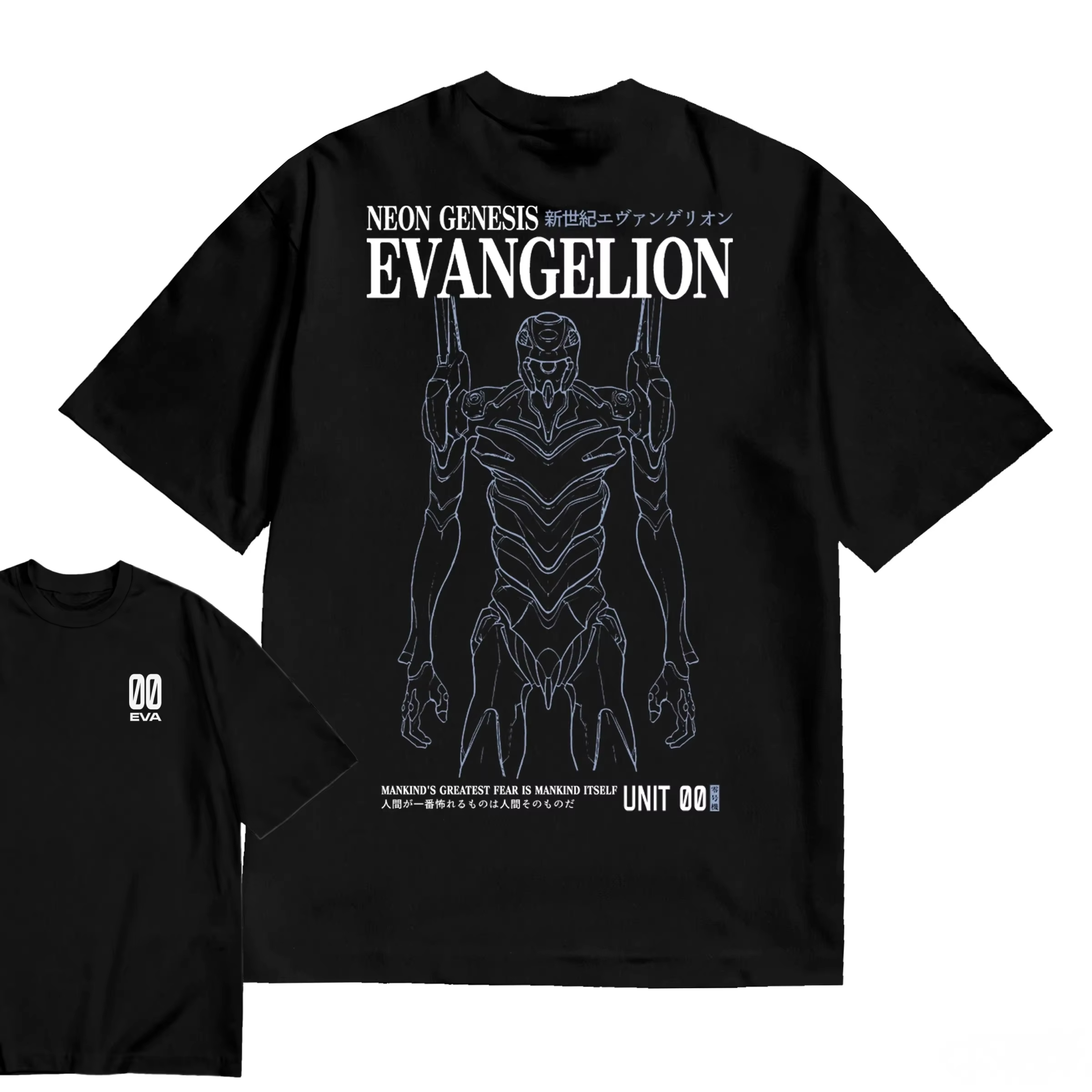 เสื้อยืดลาย Evangelion ผ้าฝ้าย - Popular Anime Merchandise บทวิจารณ์และราคา