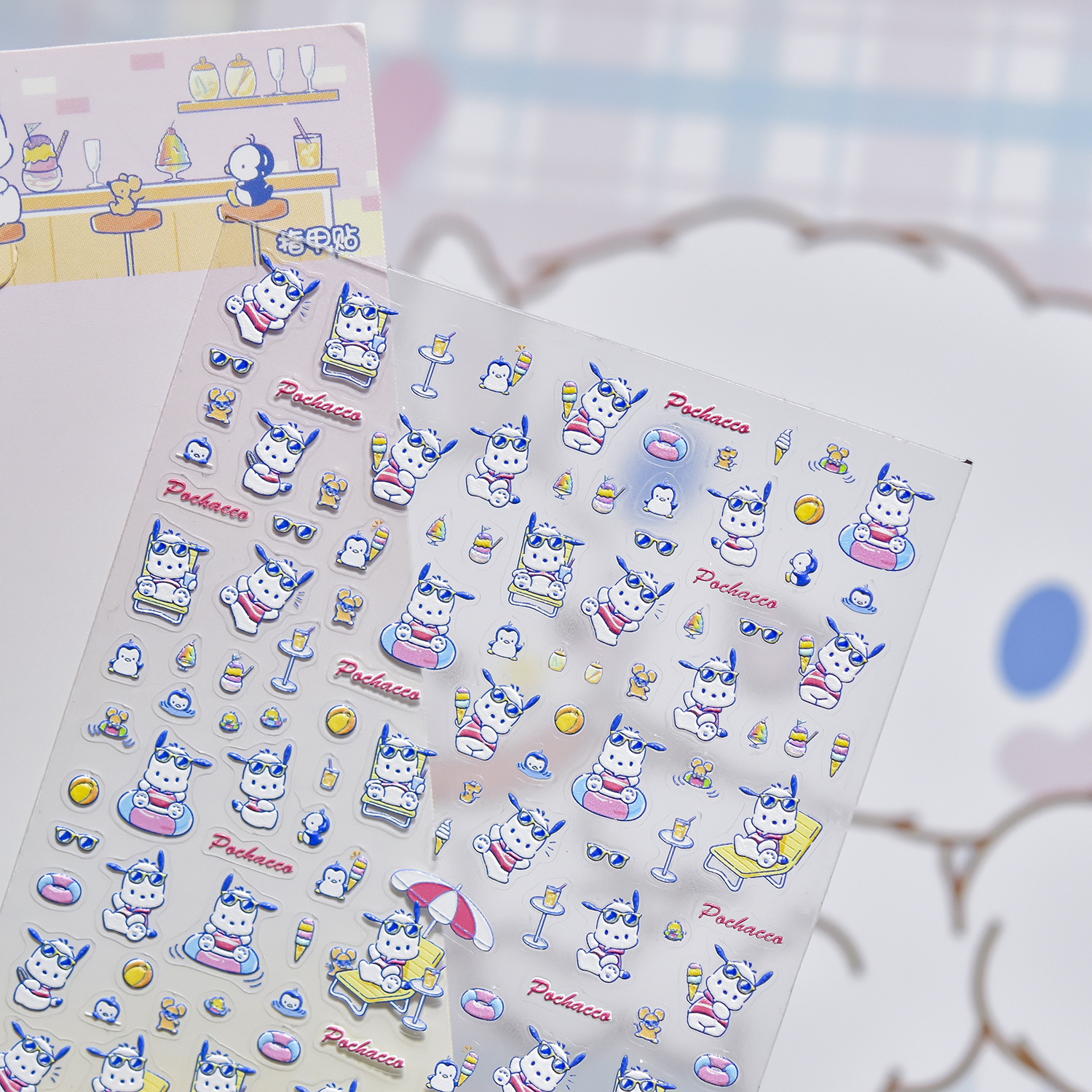 สติ๊กเกอร์ติดเล็บลายการ์ตูนซาน - Anime Merchandise Nepal บทวิจารณ์และราคา