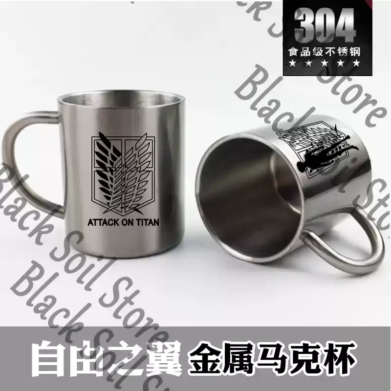 อะนิเมะ Attack on Titan ลีไว แ - Anime Merchandise Mugs บทวิจารณ์และราคา