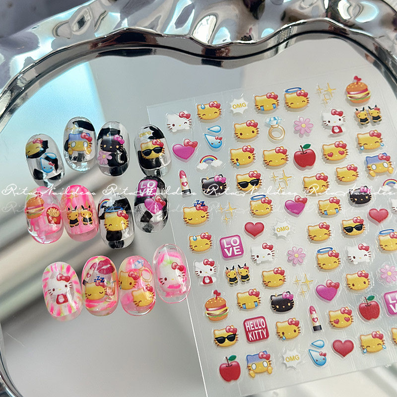 Cartoon HelloKitty Sanrio Nail - Anime Merchandise Nepal บทวิจารณ์และราคา