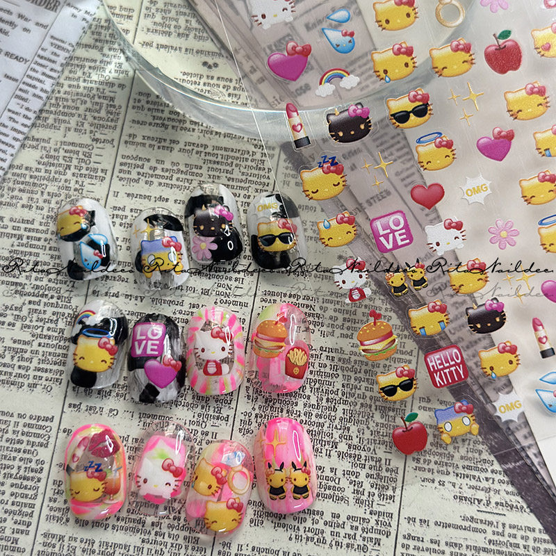 Cartoon HelloKitty Sanrio Nail - Anime Merchandise Nepal บทวิจารณ์และราคา