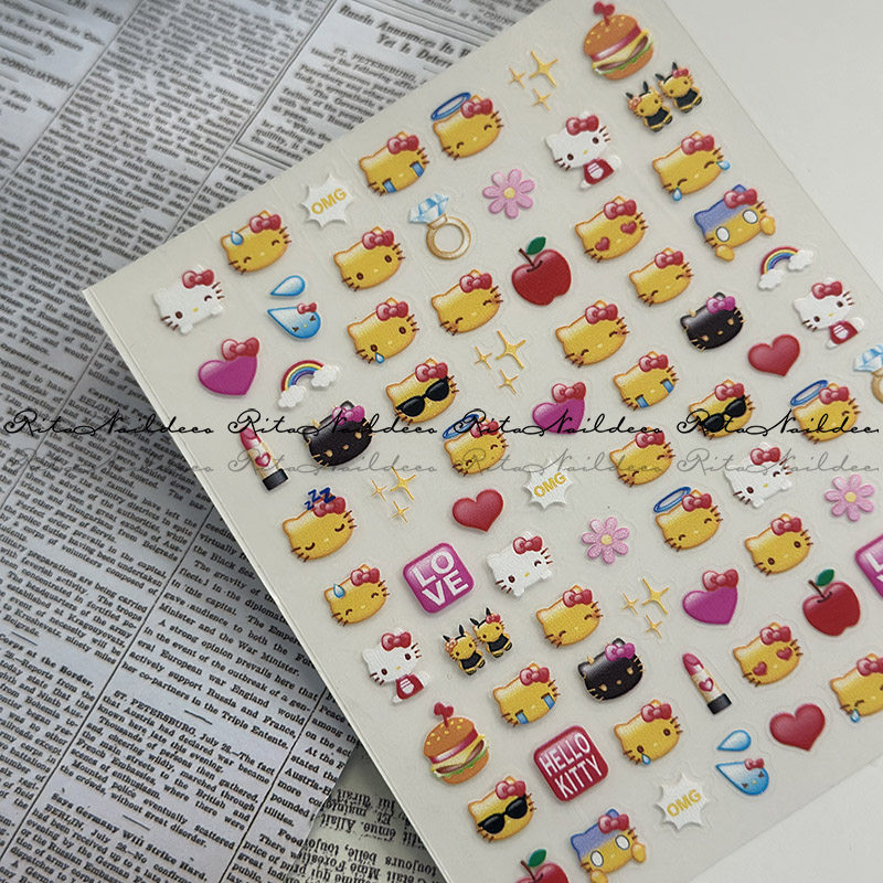 Cartoon HelloKitty Sanrio Nail - Anime Merchandise Nepal บทวิจารณ์และราคา