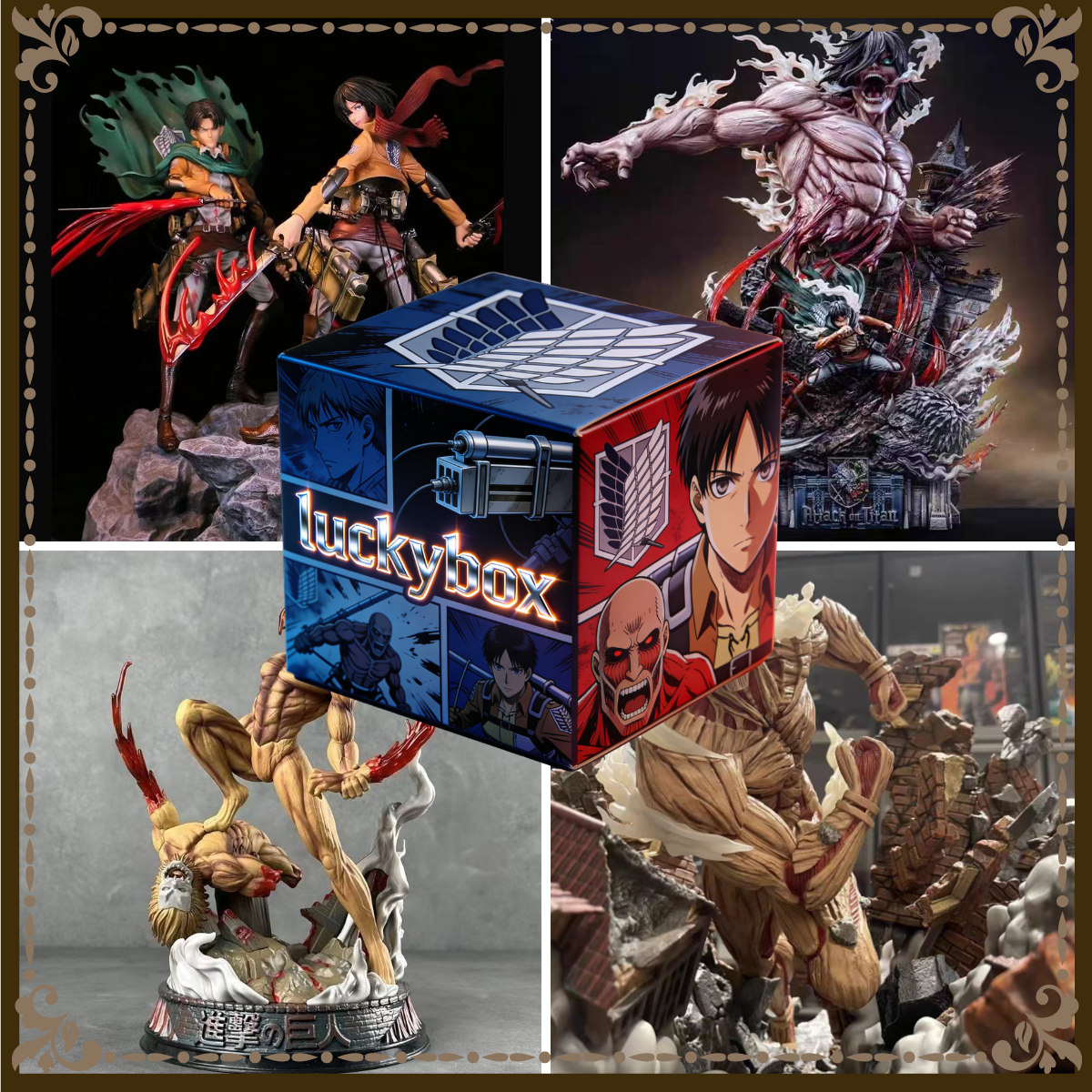 กล่องสุ่มฟิกเกอร์ตัวละครลึกลับ - Popular Anime Merchandise บทวิจารณ์และราคา
