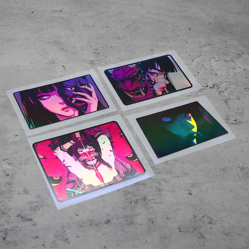 สติกเกอร์โฮโลแกรมลายอนิเมะ 1 ช - Premium Anime Merchandise บทวิจารณ์และราคา