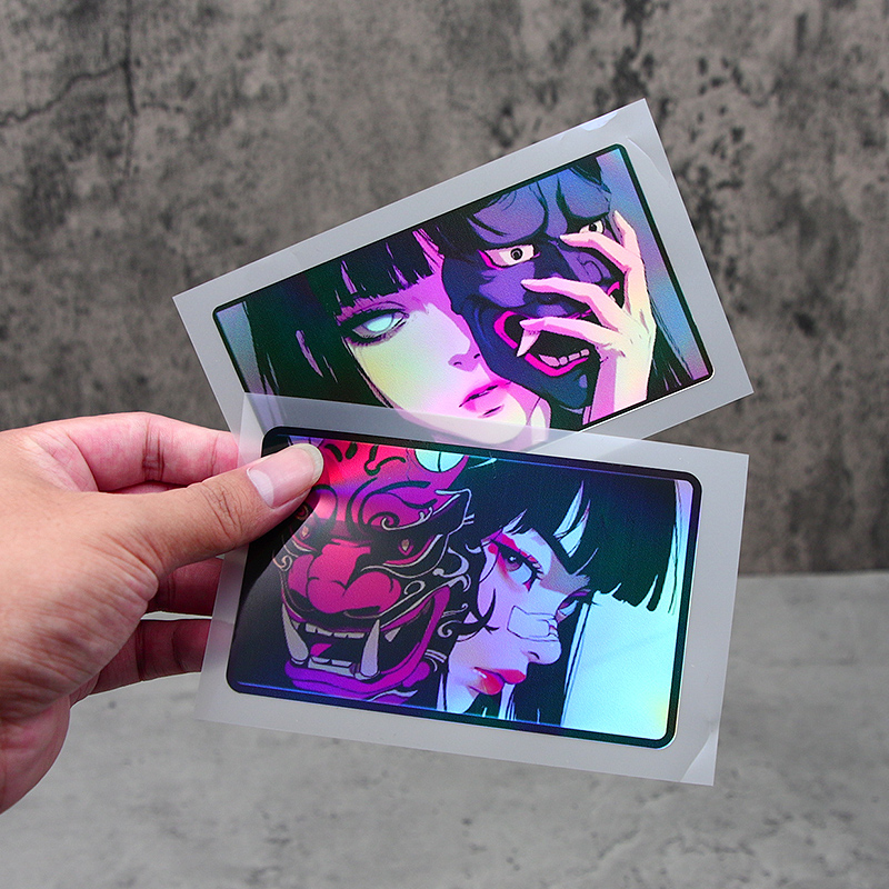 สติกเกอร์โฮโลแกรมลายอนิเมะ 1 ช - Premium Anime Merchandise บทวิจารณ์และราคา