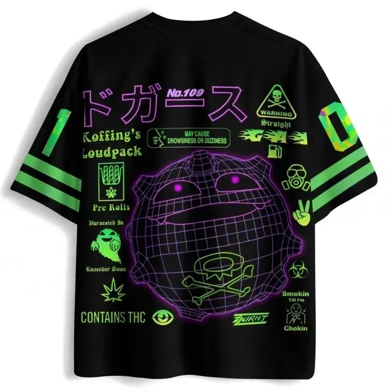 เสื้อยืดแขนสั้นพิมพ์ลาย Gengar - Popular Anime Merchandise บทวิจารณ์และราคา