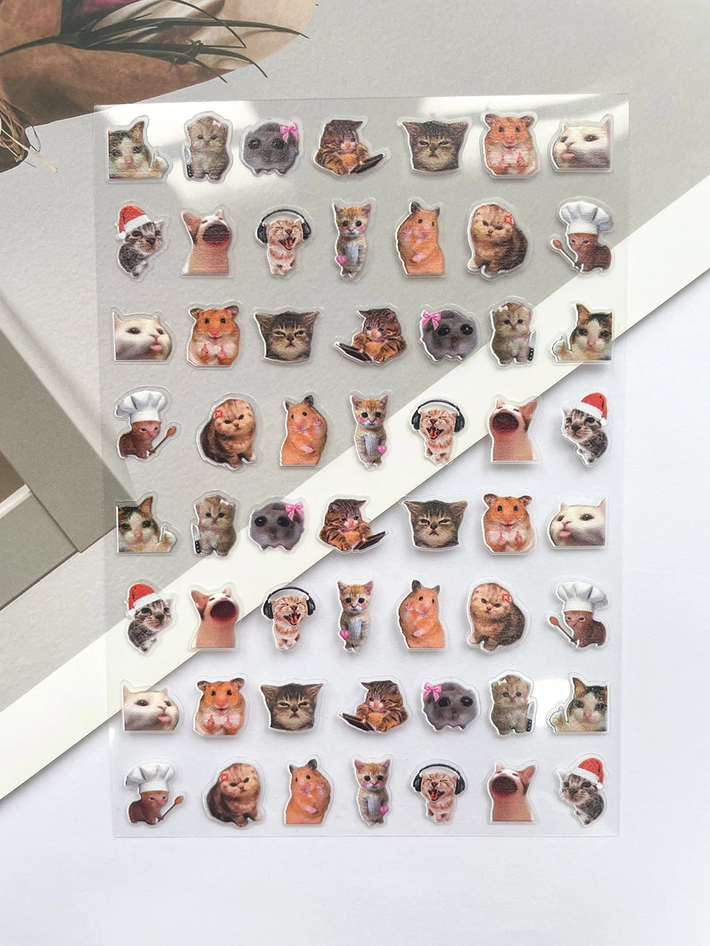 สติกเกอร์ลายแมวน่ารัก PVC ขนาด - Anime Merchandise Nepal บทวิจารณ์และราคา